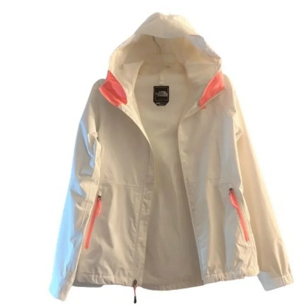 THE NORTH FACE HYVENT HOODED WOMEN'S LONG SLEEVE 2 PIECE JACKET  XS /TP